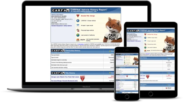 Raport CARFAX i sprawdzanie VIN samochodów z USA
